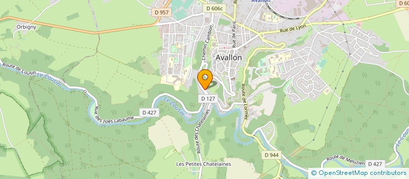 localisation de l'entreprise SCI DES ILES LABAUME à AVALLON