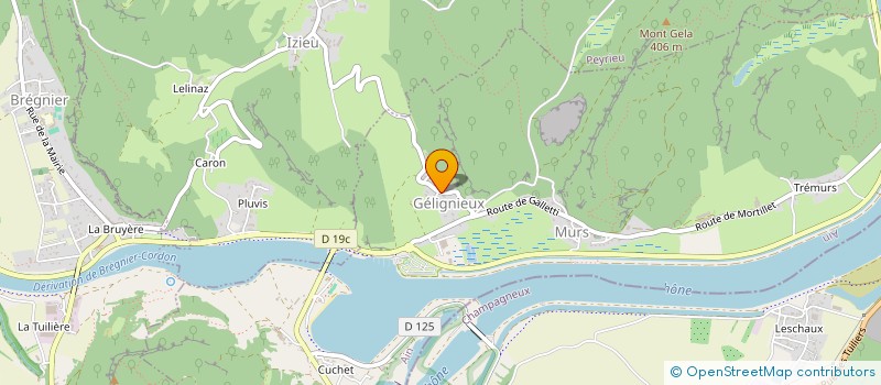 localisation de l'entreprise SCI DES ILES MARIANNES  MURS-ET-GELIGNIEUX