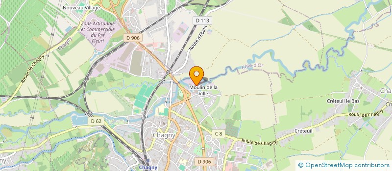 localisation de l'entreprise SCI DES ILLETTES  CHAGNY