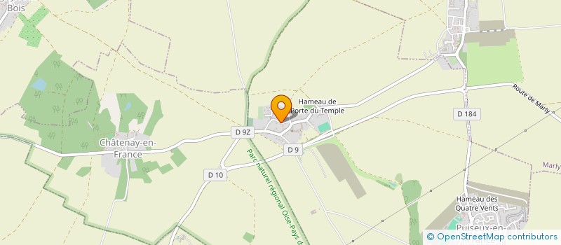 localisation de l'entreprise SCI DES ILOTS  PUISEUX-EN-FRANCE