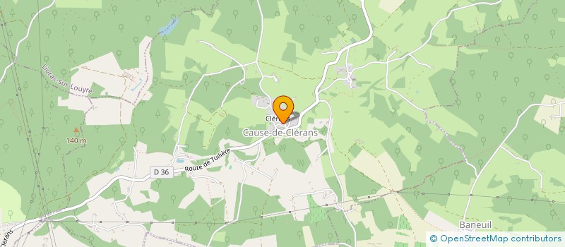 localisation de l'entreprise SCI DES ILOTS  CAUSE-DE-CLERANS