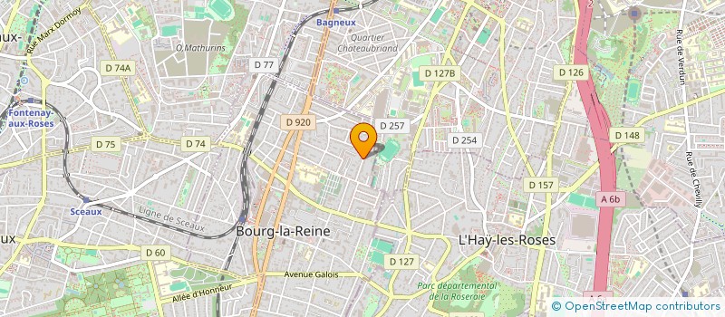 localisation de l'entreprise SCI DES IMBERGERES à BOURG-LA-REINE