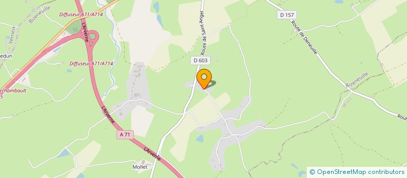 localisation de l'entreprise SCI DES IMMEUBLES D ARGINY  BIZENEUILLE