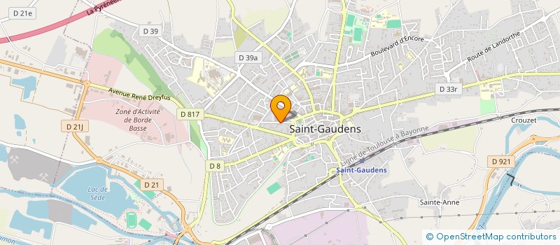 localisation de l'entreprise SCI DES INDEPENDANTS  SAINT-GAUDENS