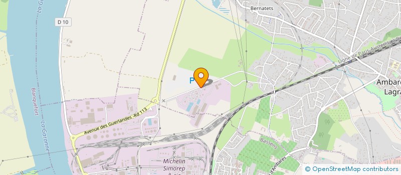 localisation de l'entreprise SCI DES INDUSTRIES  AMBARES-ET-LAGRAVE