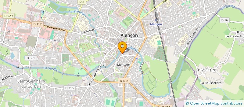 localisation de l'entreprise SCI DES INFORMELS à ALENCON