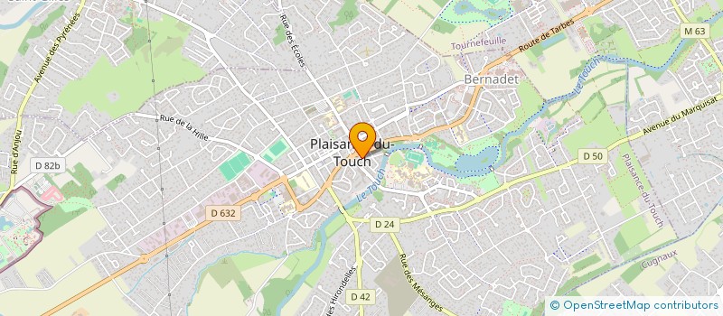 localisation de l'entreprise SCI DES IRIS  PLAISANCE-DU-TOUCH