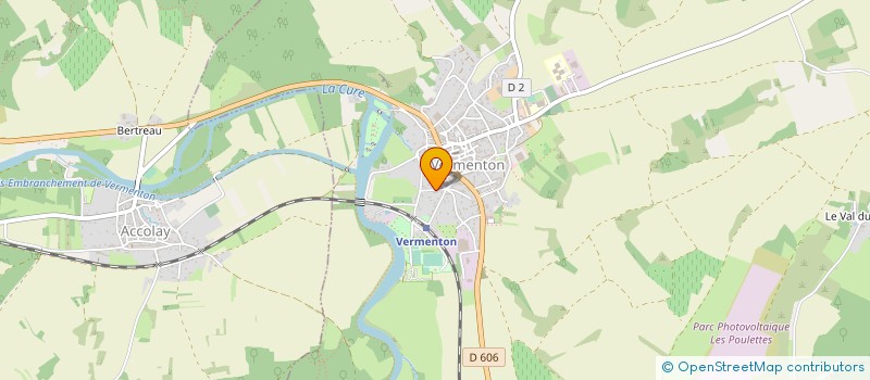 localisation de l'entreprise SCI DES IRIS à VERMENTON