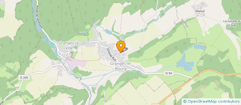 localisation de l'entreprise SCI DES IRIS  GRANGES-LE-BOURG