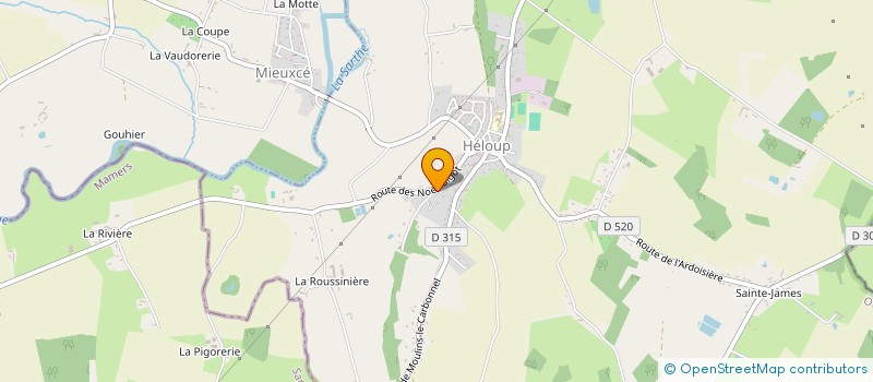 localisation de l'entreprise SCI DES IRIS à HELOUP