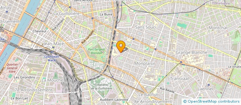 localisation de l'entreprise SCI DES IRIS  LYON