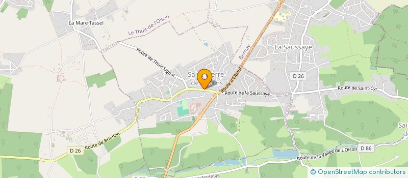 localisation de l'entreprise SCI DES IRIS  SAINT-PIERRE-DES-FLEURS