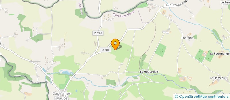 localisation de l'entreprise SCI DES IRIS  COUESMES-VAUCE