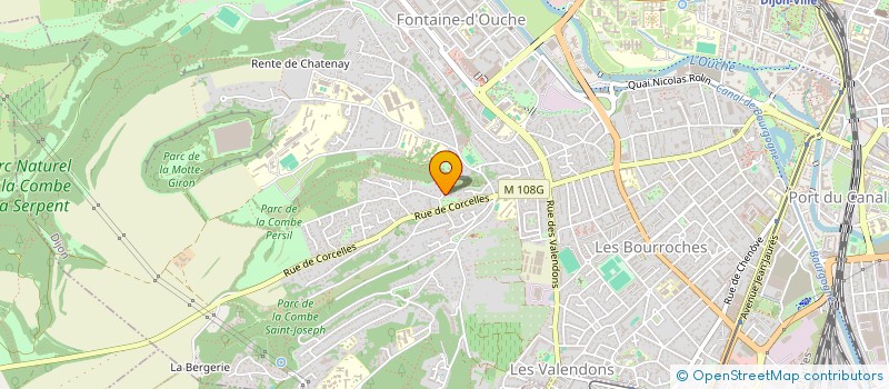 localisation de l'entreprise SCI DES IRIS à DIJON