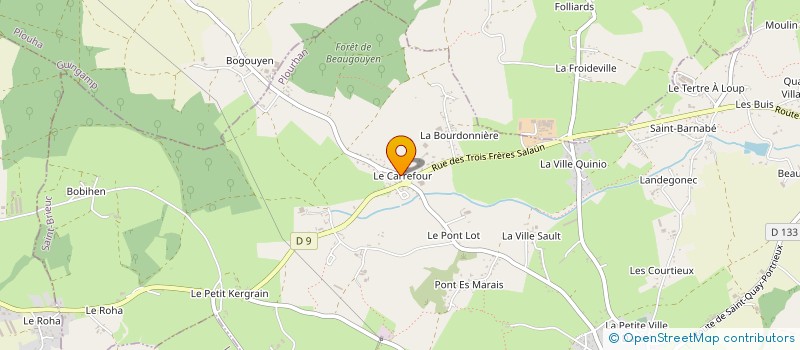 localisation de l'entreprise SCI DES ISLANDAIS  SAINT-QUAY-PORTRIEUX