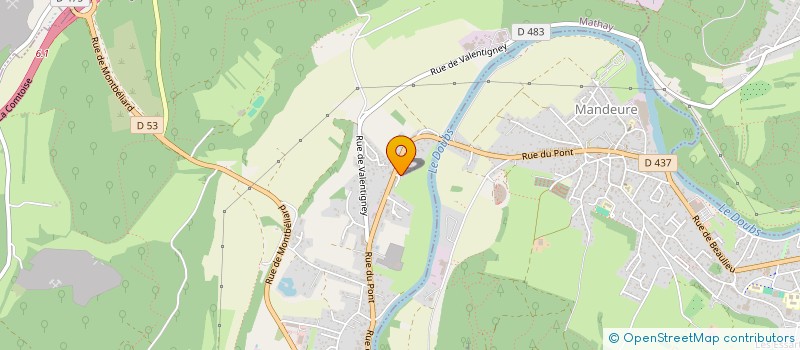 localisation de l'entreprise SCI DES ISLES  MATHAY