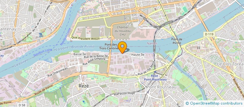 localisation de l'entreprise SCI DES ISLES  REZE