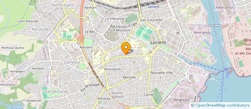 localisation de l'entreprise SCI DES ISLES DE KERGUELEN  LORIENT