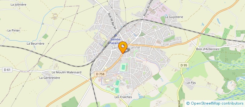 localisation de l'entreprise SCI DES ISLETS  SAINTE-PAZANNE