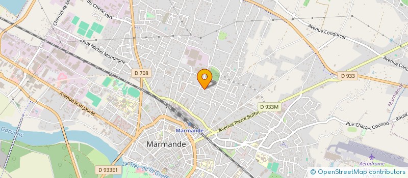 localisation de l'entreprise SCI DES ISSERTS  MARMANDE