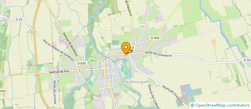 localisation de l'entreprise SCI DES J.P  MAUBOURGUET