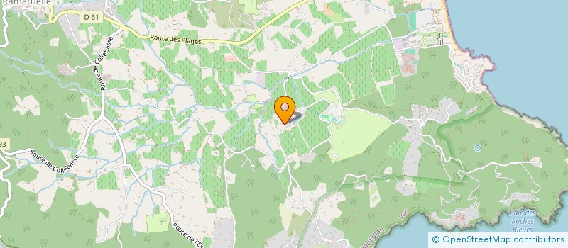 localisation de l'entreprise SCI DES JACHERES à RAMATUELLE