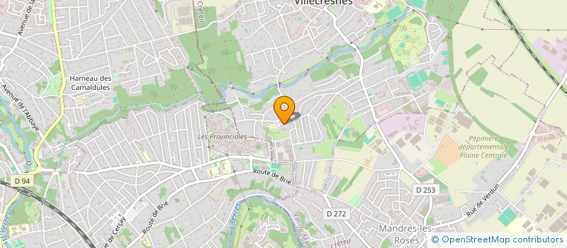 localisation de l'entreprise SCI DES JACINTHES  VILLECRESNES