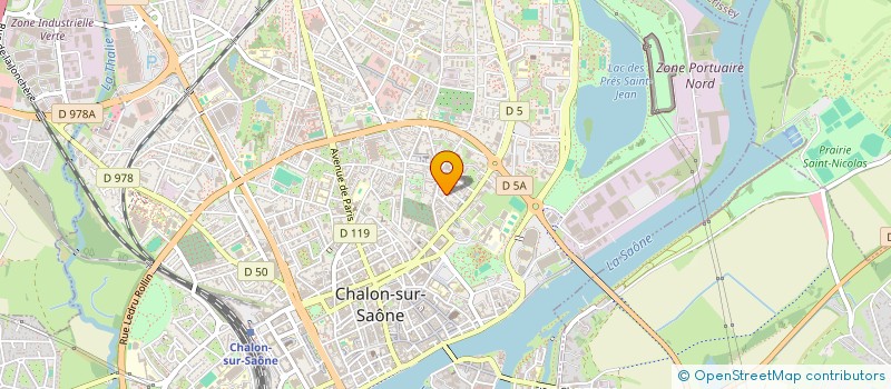 localisation de l'entreprise SCI DES JACOBINES à CHALON-SUR-SAONE