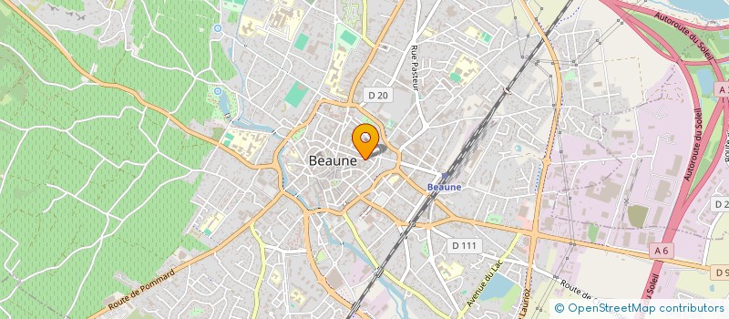 localisation de l'entreprise SCI DES JACOBINES à BEAUNE