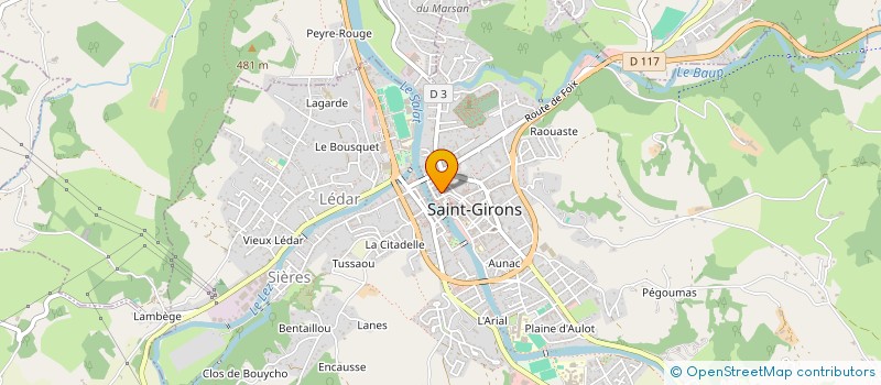 localisation de l'entreprise SCI DES JACOBINS à SAINT-GIRONS