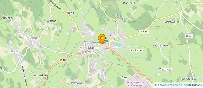 localisation de l'entreprise SCI DES JAILLARDS  MONTFAUCON-EN-VELAY