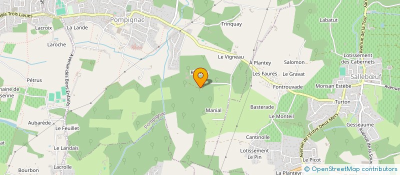 localisation de l'entreprise SCI DES JAJKA  POMPIGNAC