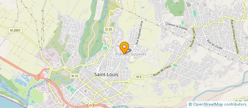 localisation de l'entreprise SCI DES JAMBLONS à SAINT-LOUIS