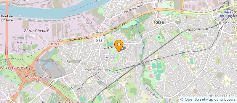 localisation de l'entreprise SCI DES JAMONIERES à BOUGUENAIS