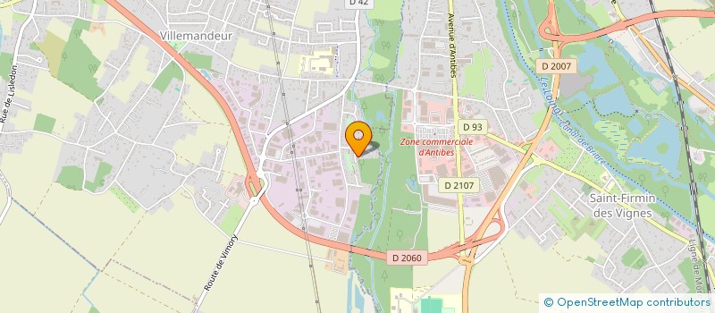 localisation de l'entreprise SCI DES JANDINS à VILLEMANDEUR