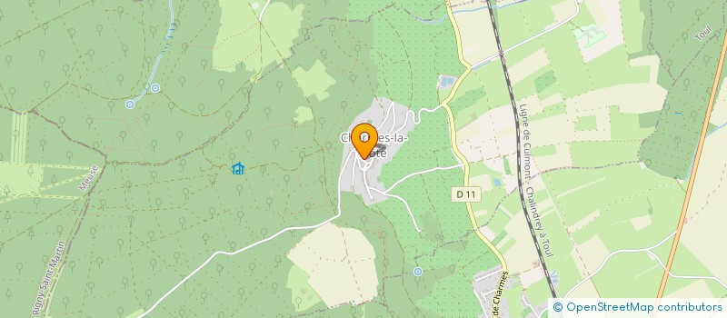 localisation de l'entreprise SCI DES JARDINETS  CHARMES-LA-COTE