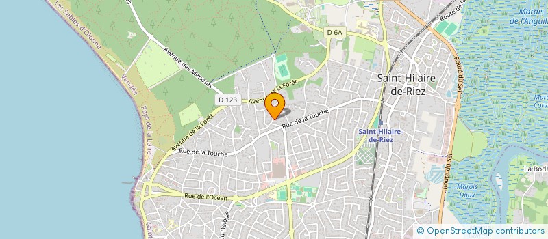 localisation de l'entreprise SCI DES JARDINIERS à SAINT-HILAIRE-DE-RIEZ