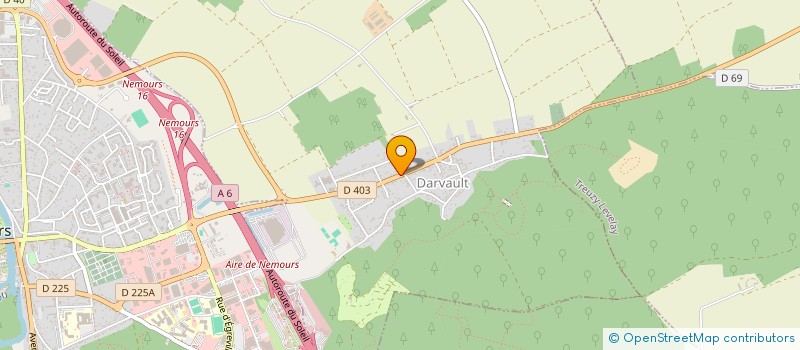 localisation de l'entreprise SCI DES JARDINS  DARVAULT