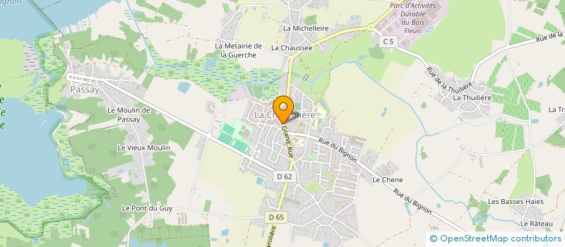 localisation de l'entreprise SCI DES JARDINS  LA CHEVROLIERE