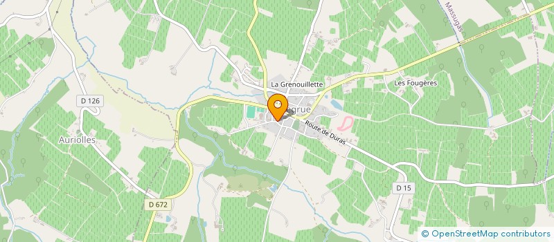 localisation de l'entreprise SCI DES JARDINS  PELLEGRUE