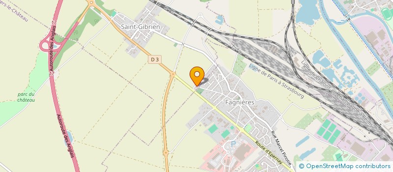 localisation de l'entreprise SCI DES JARDINS  SAINT-GIBRIEN