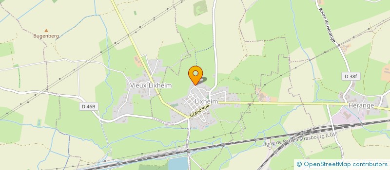 localisation de l'entreprise SCI DES JARDINS  LIXHEIM