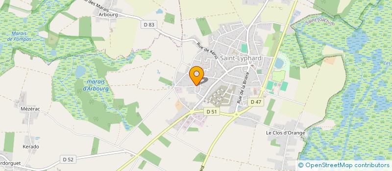 localisation de l'entreprise SCI DES JARDINS à SAINT-LYPHARD