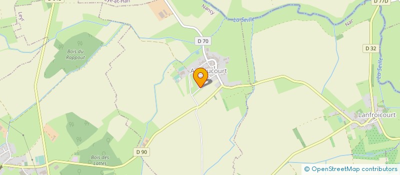 localisation de l'entreprise SCI DES JARDINS  ARMAUCOURT