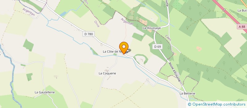 localisation de l'entreprise SCI DES JARDINS à PUTANGES-LE-LAC