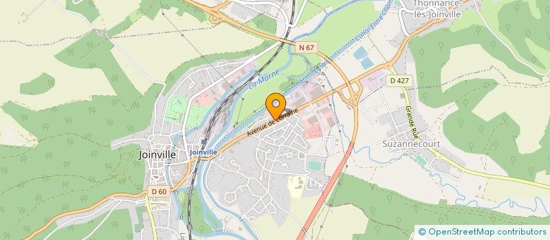localisation de l'entreprise SCI DES JARDINS à JOINVILLE