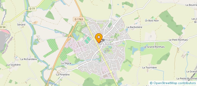 localisation de l'entreprise SCI DES JARDINS à MONTAIGU-VENDEE