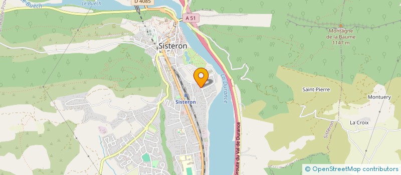 localisation de l'entreprise SCI DES JARDINS  SISTERON