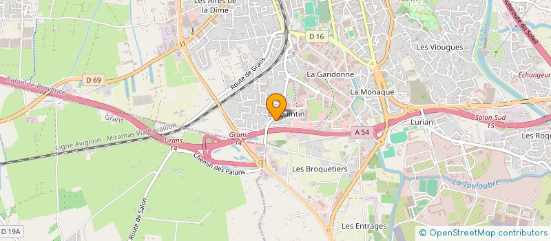 localisation de l'entreprise SCI DES JARDINS  SALON-DE-PROVENCE