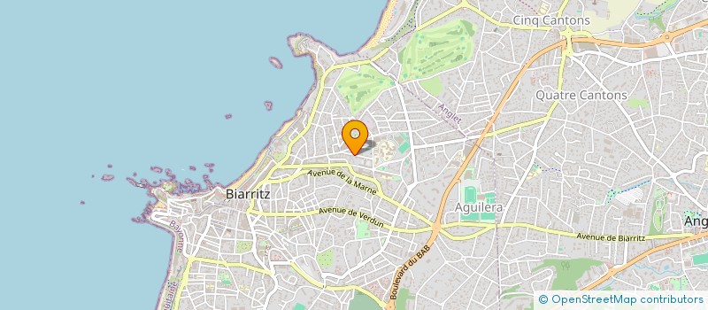 localisation de l'entreprise SCI DES JARDINS à BIARRITZ